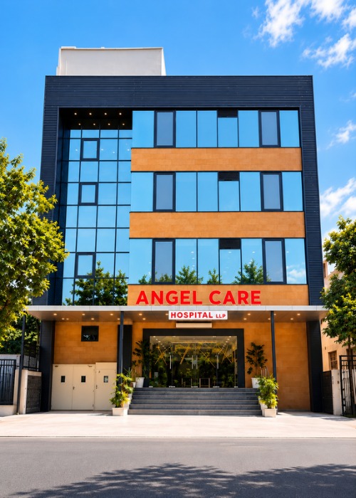 Angel Care Hospital Building Dwarka